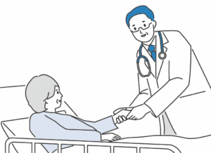 訪問回診の様子