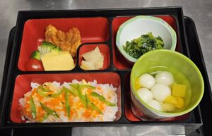 お花見のお食事